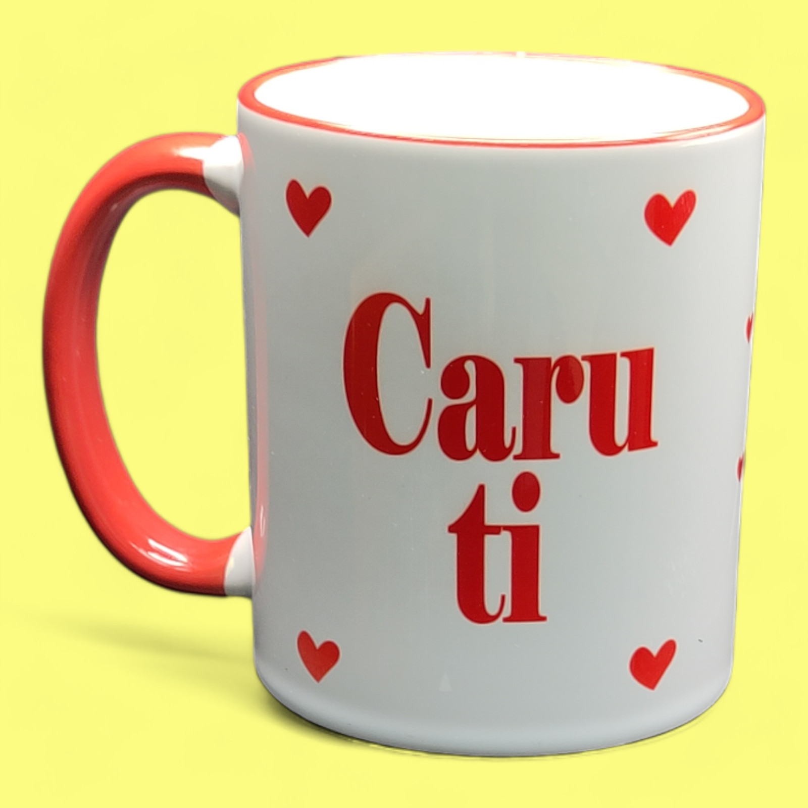 Mug - Love you/ Caru ti