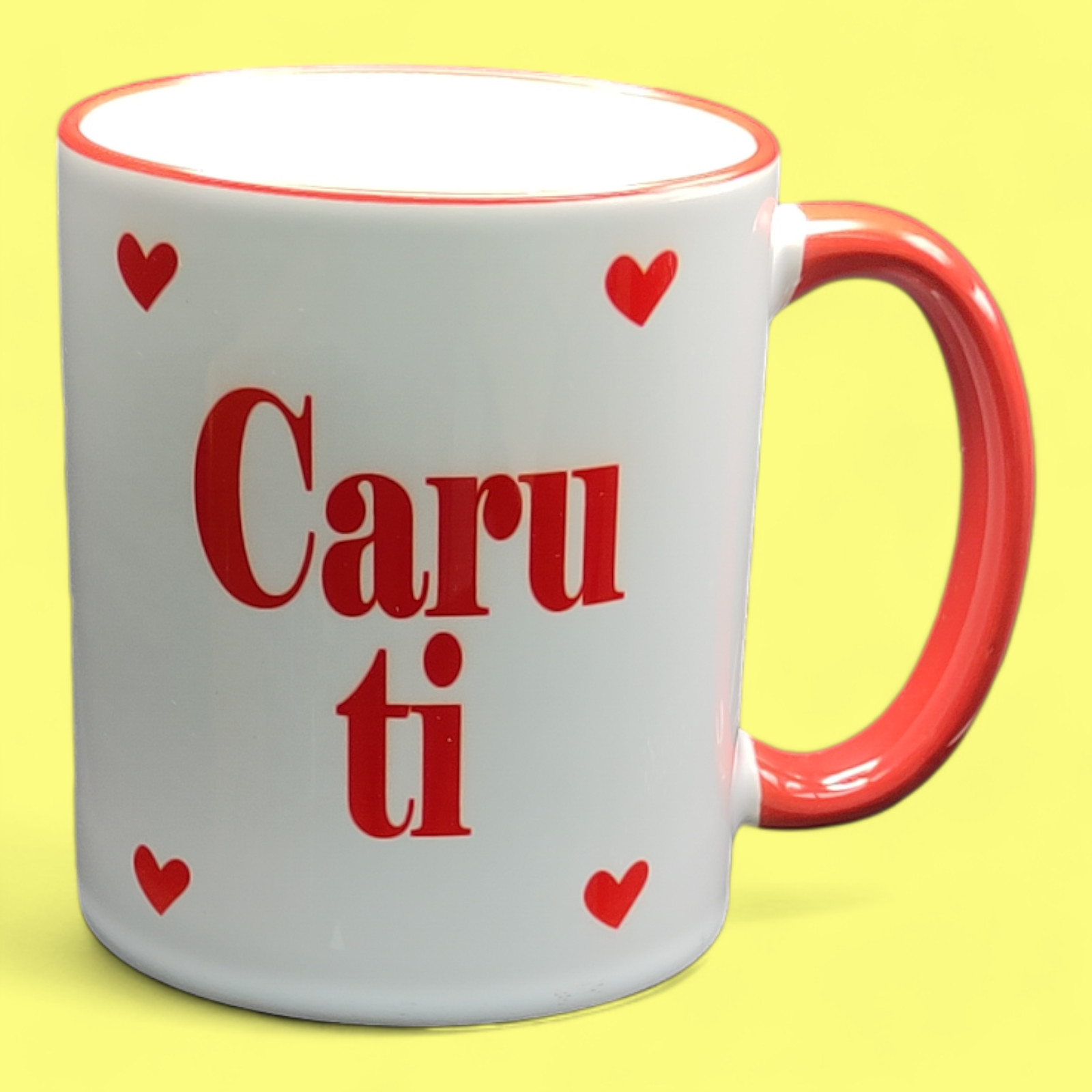 Mug - Love you/ Caru ti