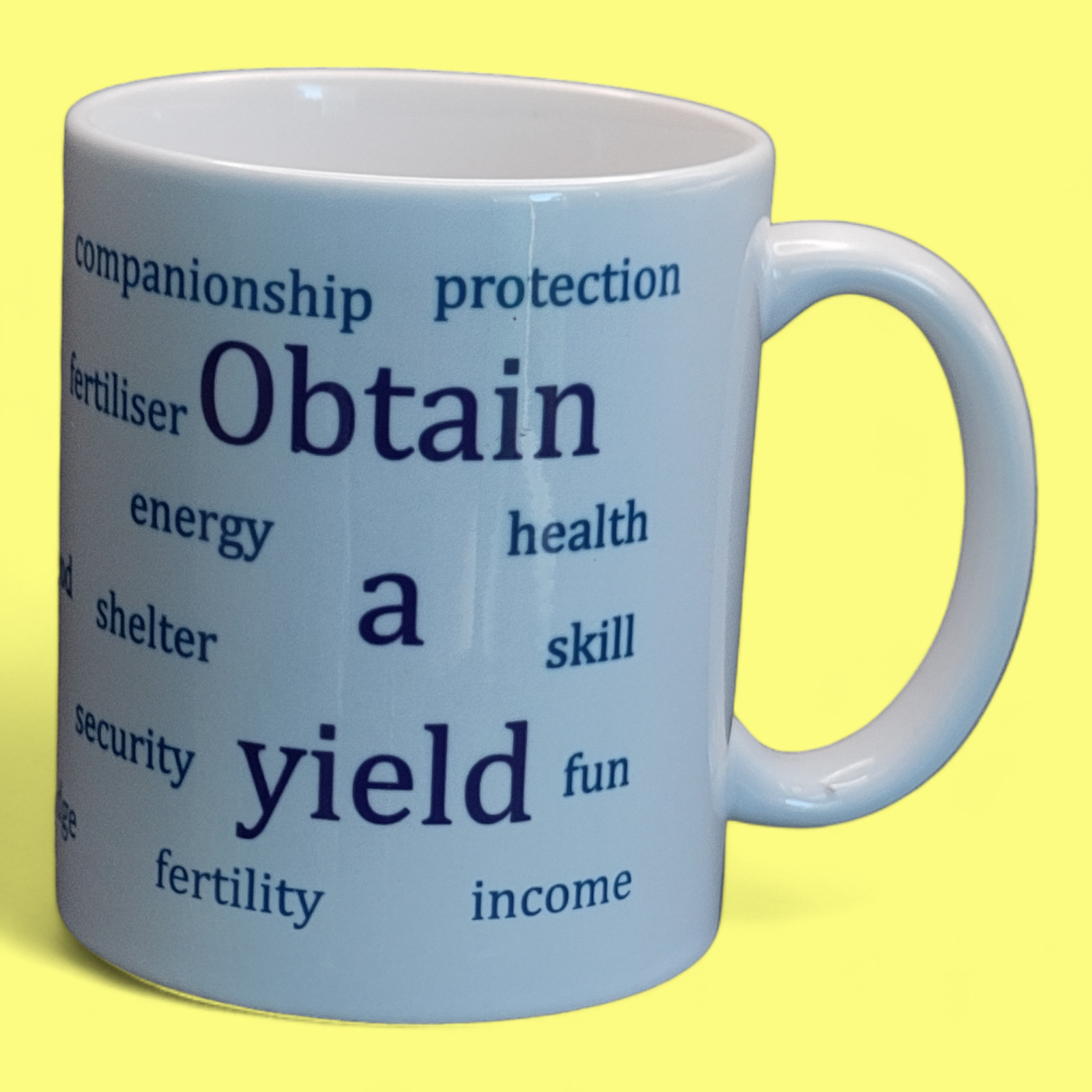 Mug - Obtain a yield
