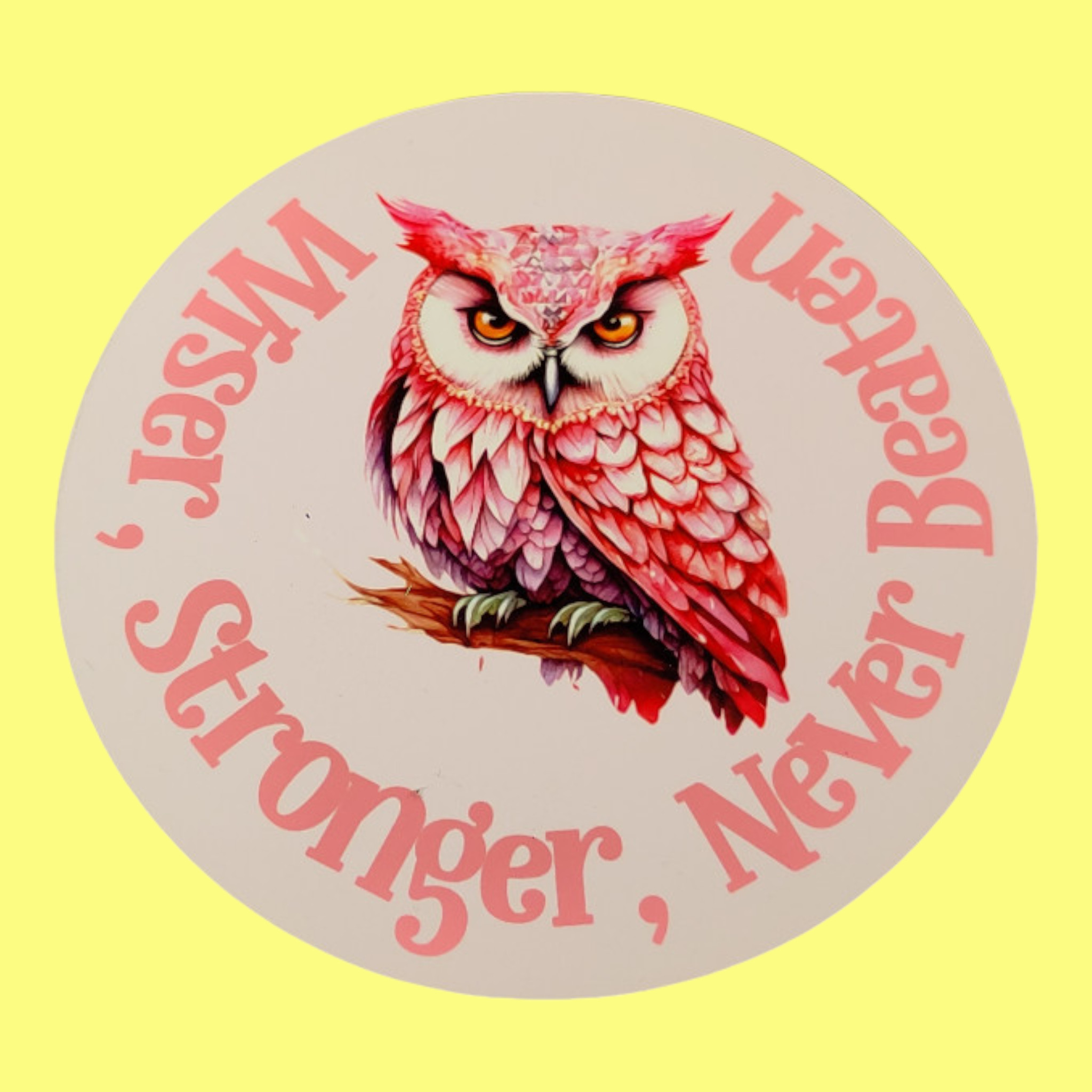Round cork backed Coaster - Breast Cancer Now collection