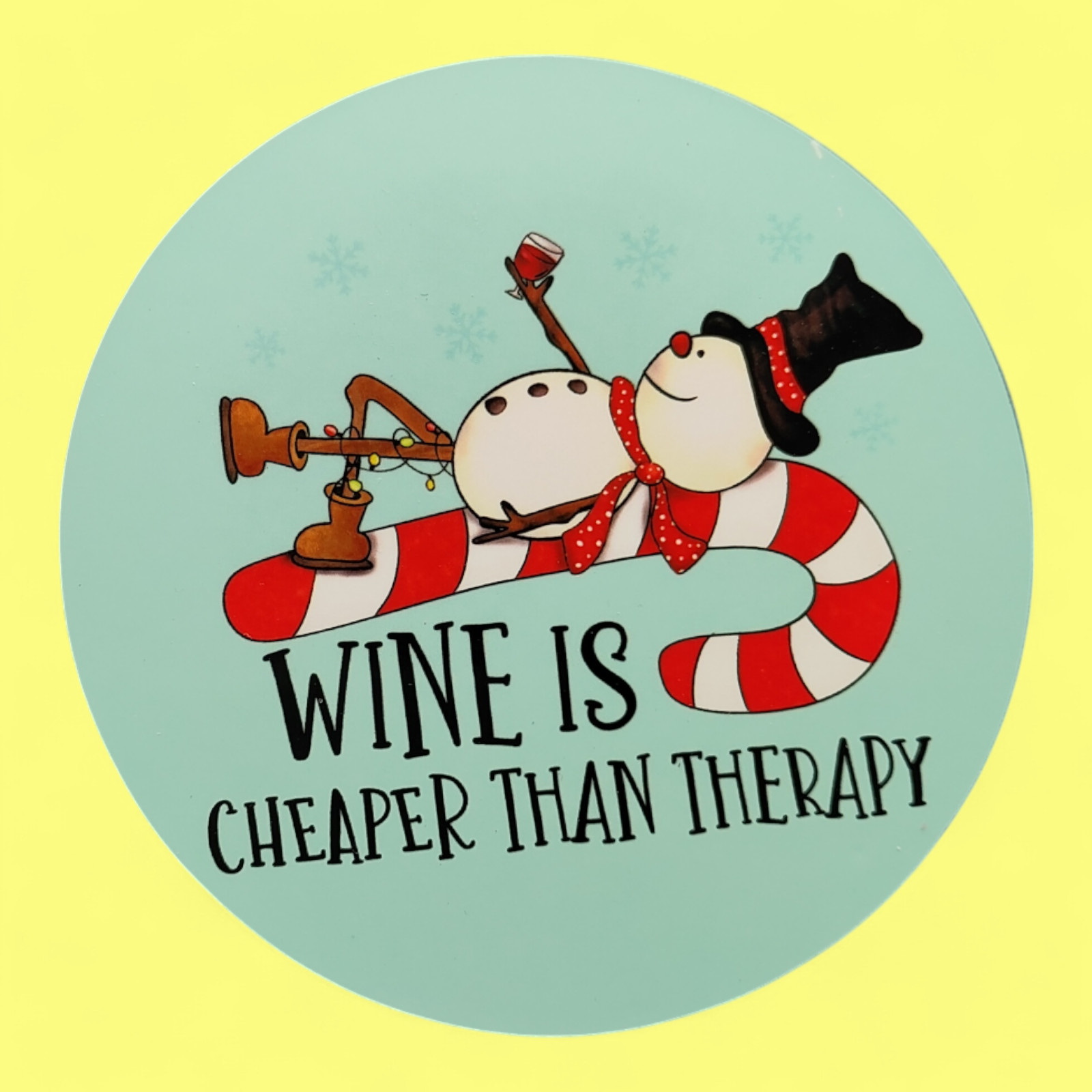 Round Cork Backed Coasters - Christmas Collection