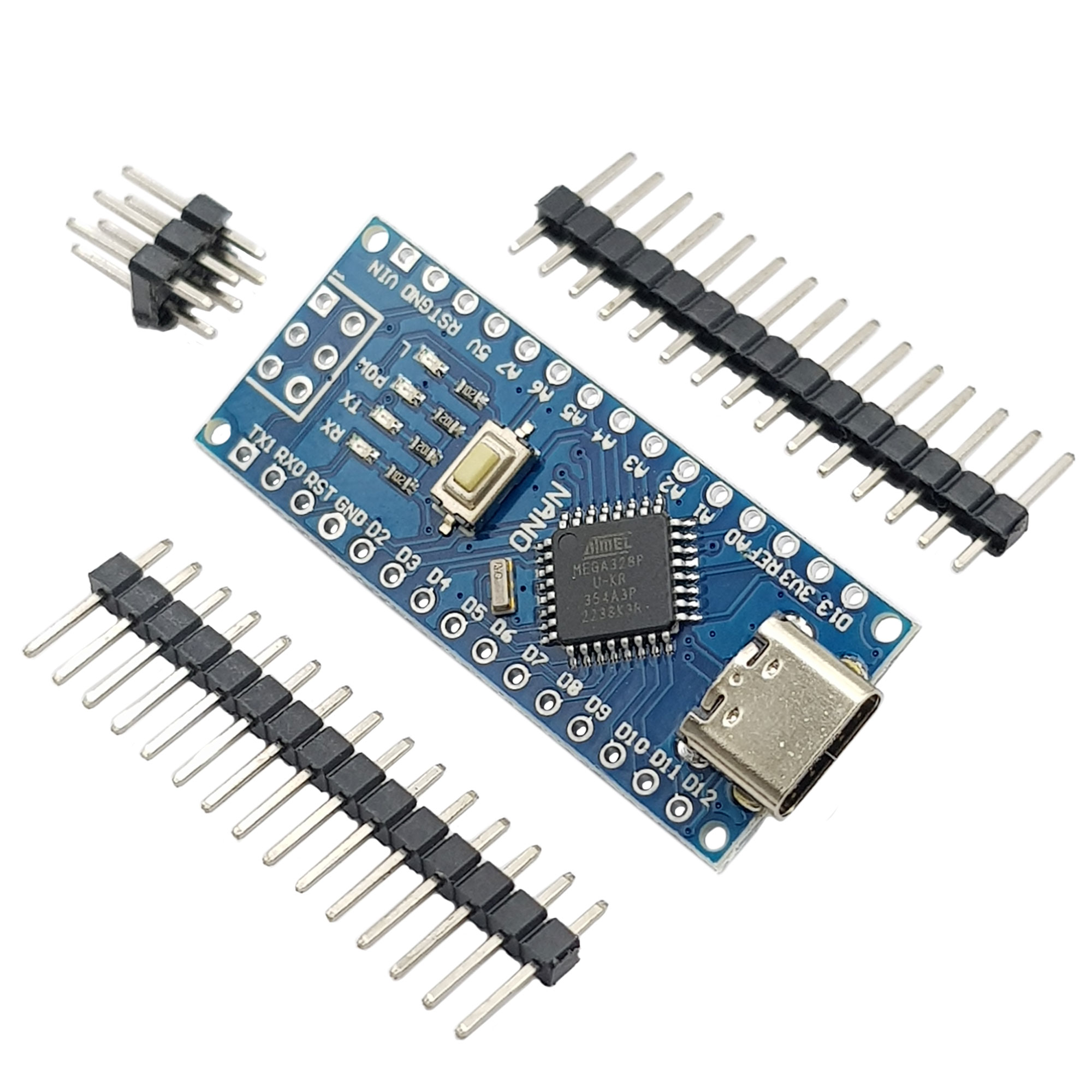 Arduino Nano V3 ATmega328P y CH340 conector Tipo C