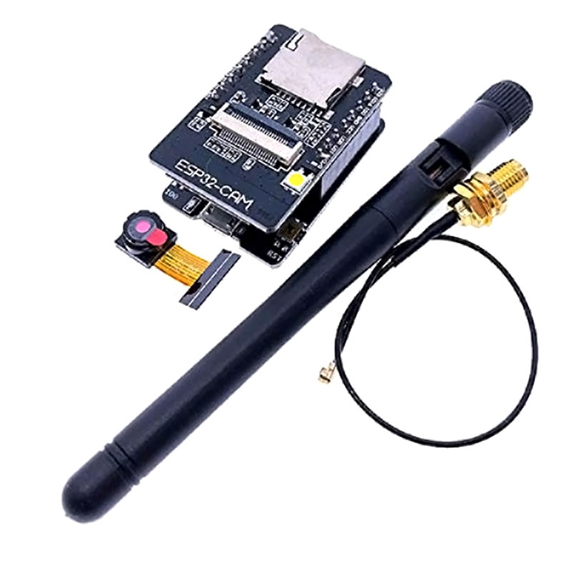 Esp32 Cam Ov2640 2mp Wifi Bluetooth Cámara + Grabador USB + Antena 2.4Ghz