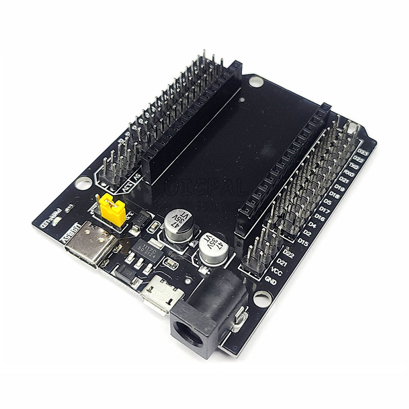 Shield Base Esp32 Expansión 30 Pines Usb 3.3v-5v