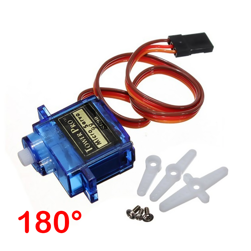 Micro Servo Motor SG90 9g 180° ó 360° Towerpro + accesorios