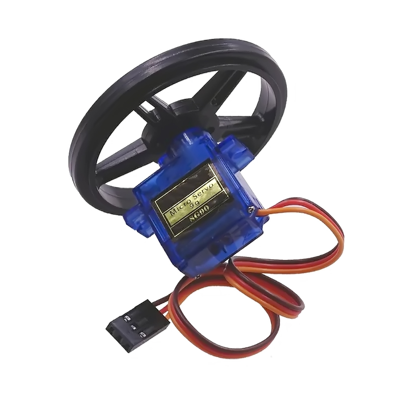 Llantas Rueda 60x8mm para Servo Mg90 Sg90 Robot 360°
