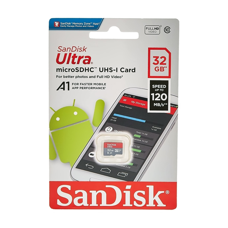 Micro Sd 32gb Clase 10 Sandisk Ultra Raspberry