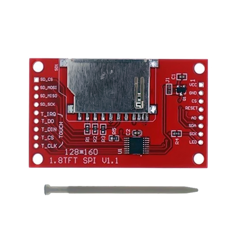 Pantalla Lcd Touch Tft Spi 1.8" St7737 8+9 Pines