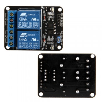 Módulo Relé Relay con Optoacoplador  de 2 Canales 5V