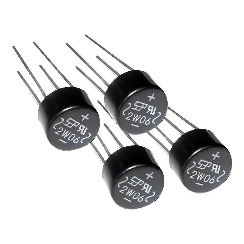 Pack x4 Puente Diodos Rectificador 2w06 1.5A 600v