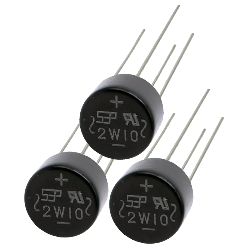 Pack x3 Puente Diodos Rectificador 2w10 2A 1000V