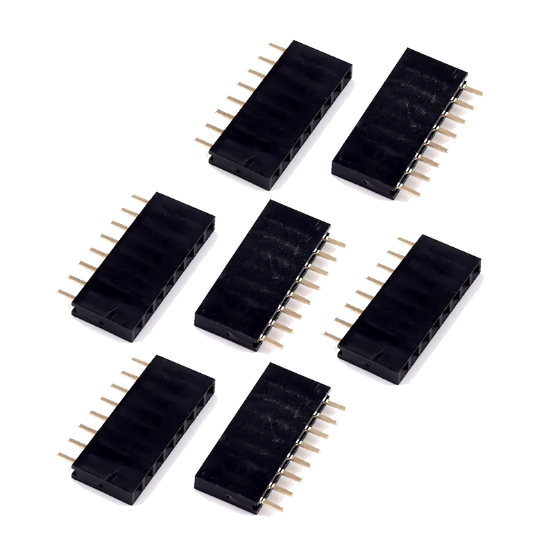 7 Regletas Espadines Peineta Header Hembra 8P 2.54mm