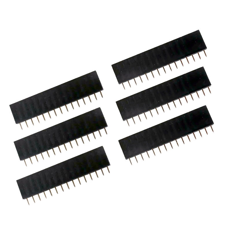 6 Regletas Espadines Peineta Header Hembra 15P 2.54mm