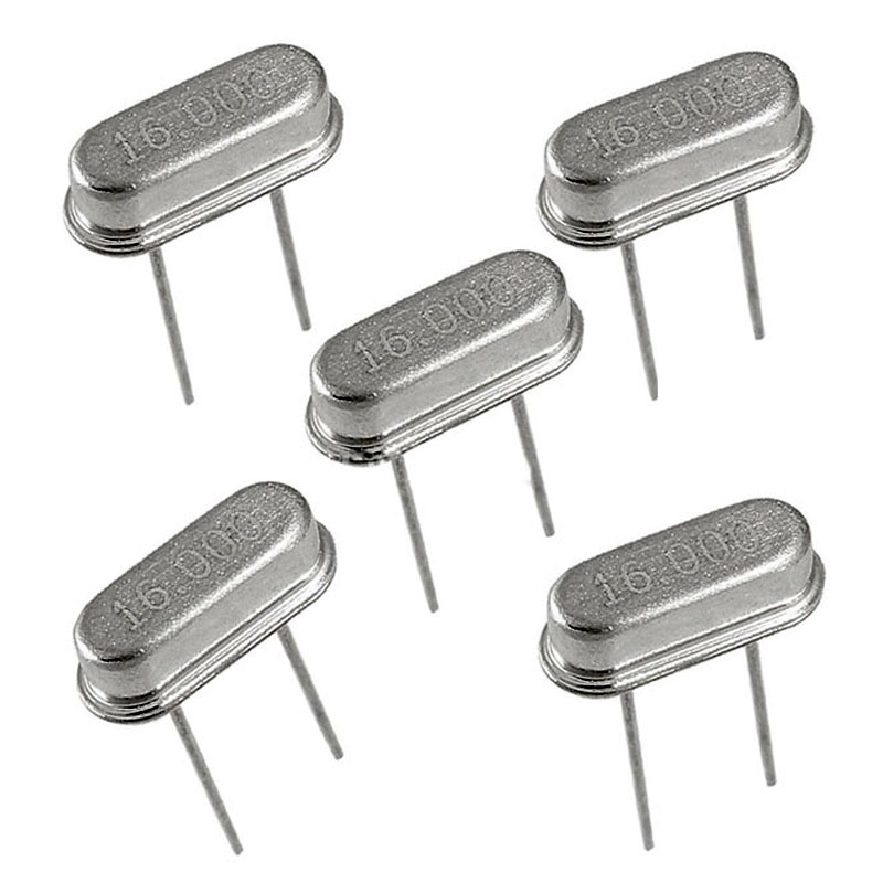 5 Cristales 16mhz 16 Mhz Oscialdor Dip Arduino