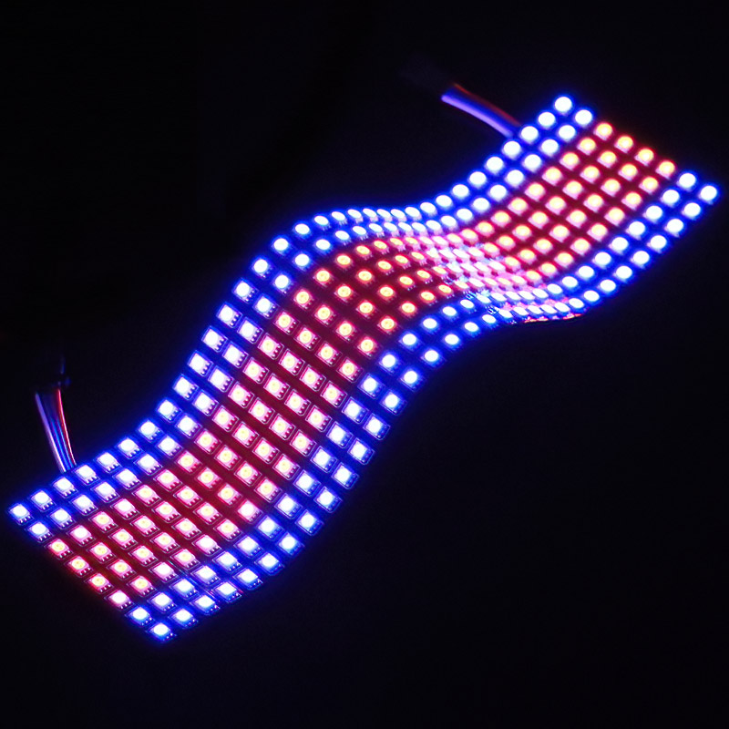 Matriz Flexible 8x32 Rgb Ws2812 5v 2812