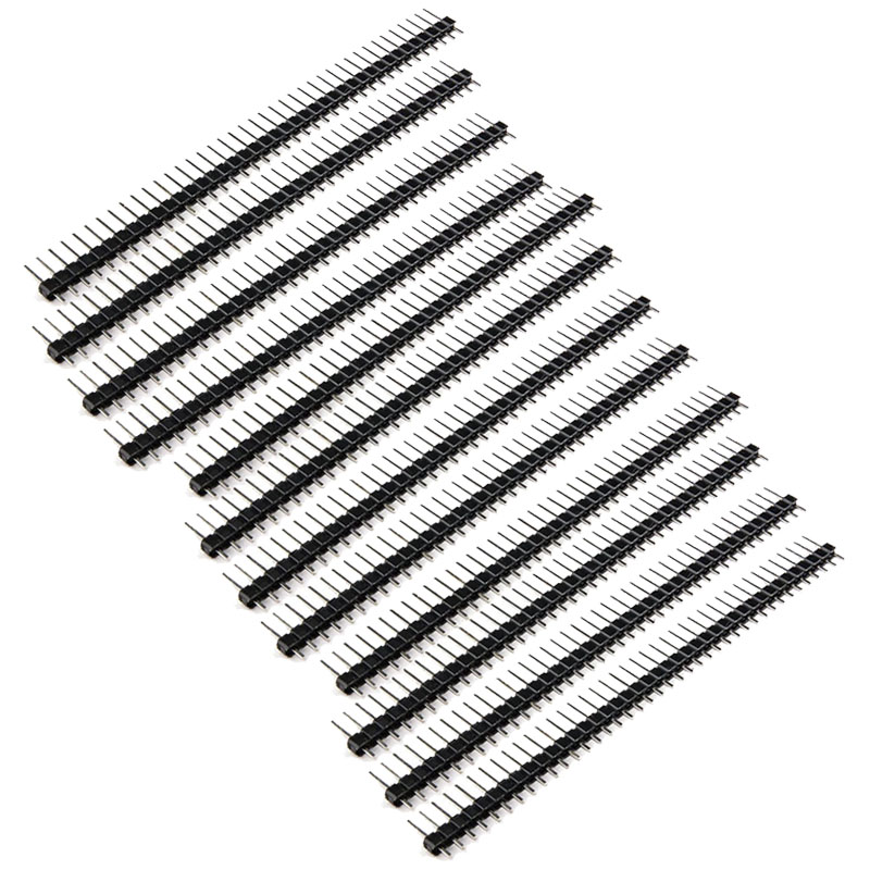 10 Regletas Espadines Peineta Header Macho 40P Pines  2.54mm