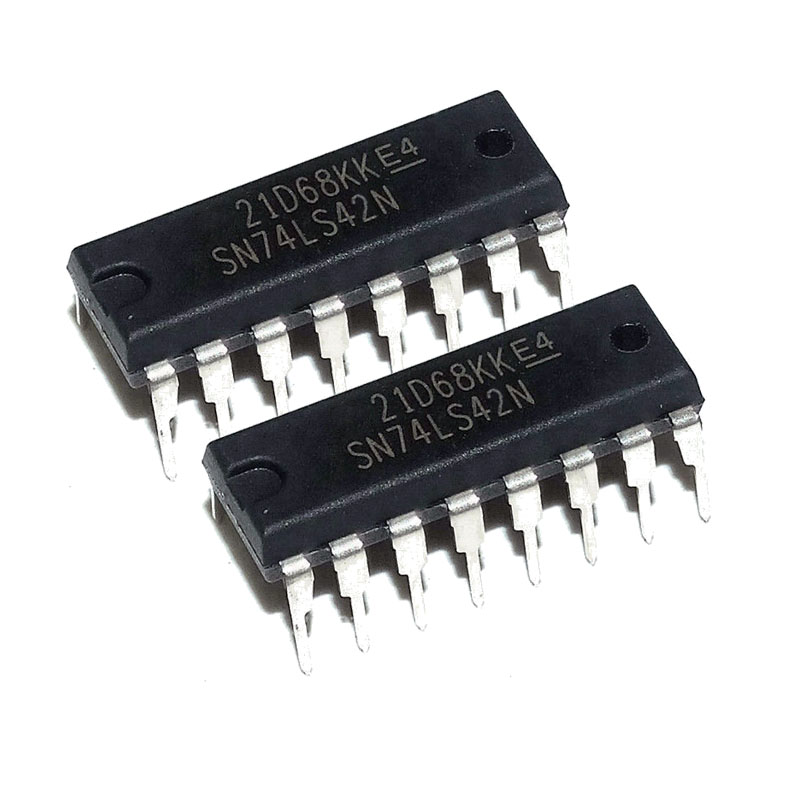 2 Circuitos Integrados 74ls42 Sn74ls42n 7442 4to10 BCD