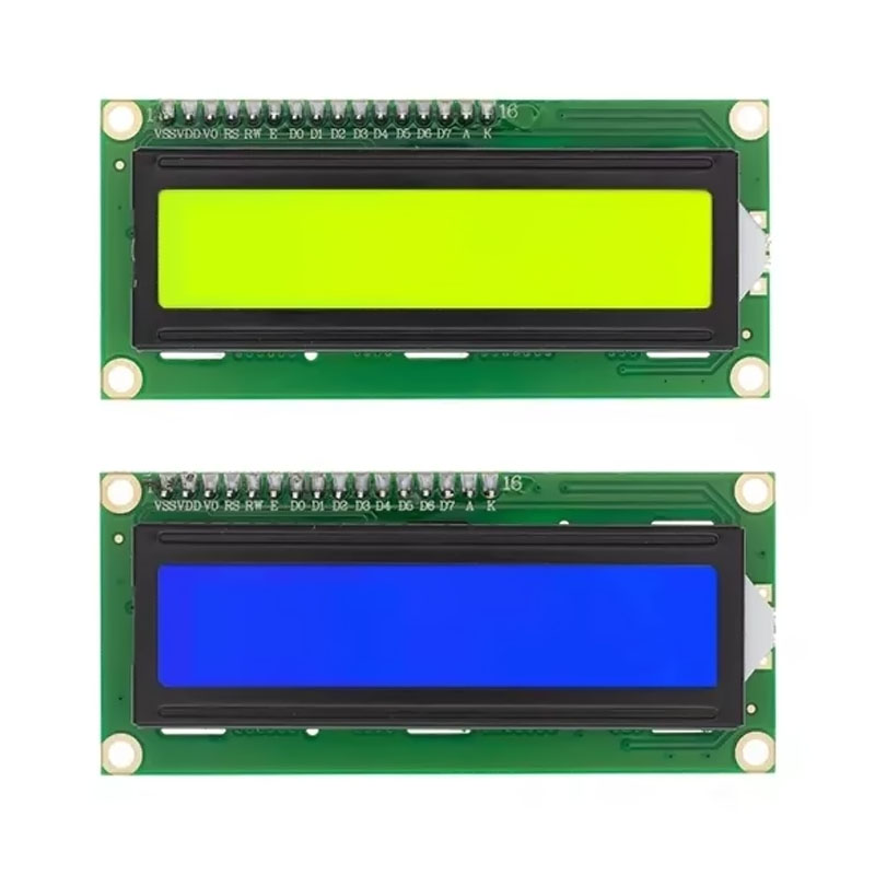 1 Pantalla lcd 1602 16x2 Lcd1602 Hd44780 Verde ó Azul