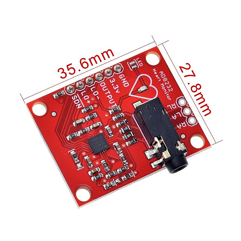 Módulo Sensor Monitor Corazón Ad8232 Ecg Electródo