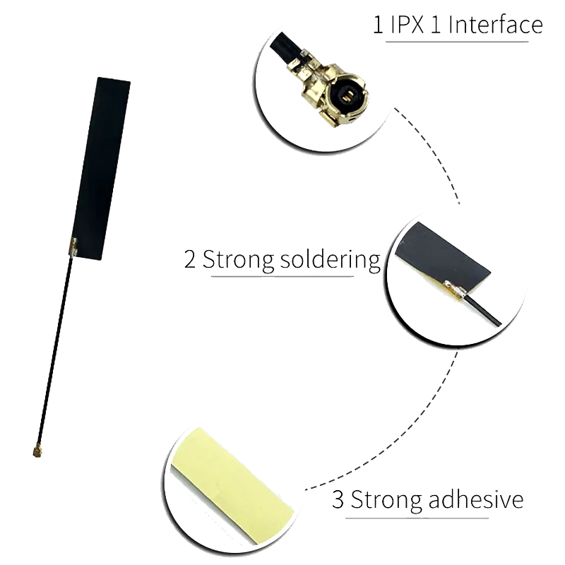 Antena flexible IPX-1 433mhz Lora Arduino 433