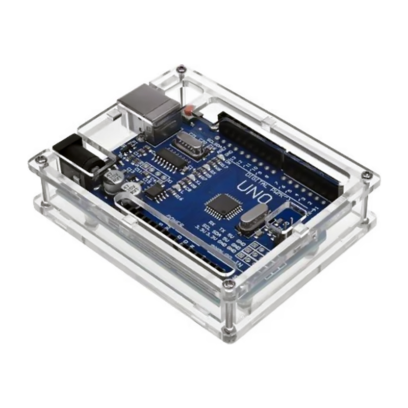 DIY 1 Case Box Caja Acrilico Transparente para Arduino Uno R3 DIP ó SMD