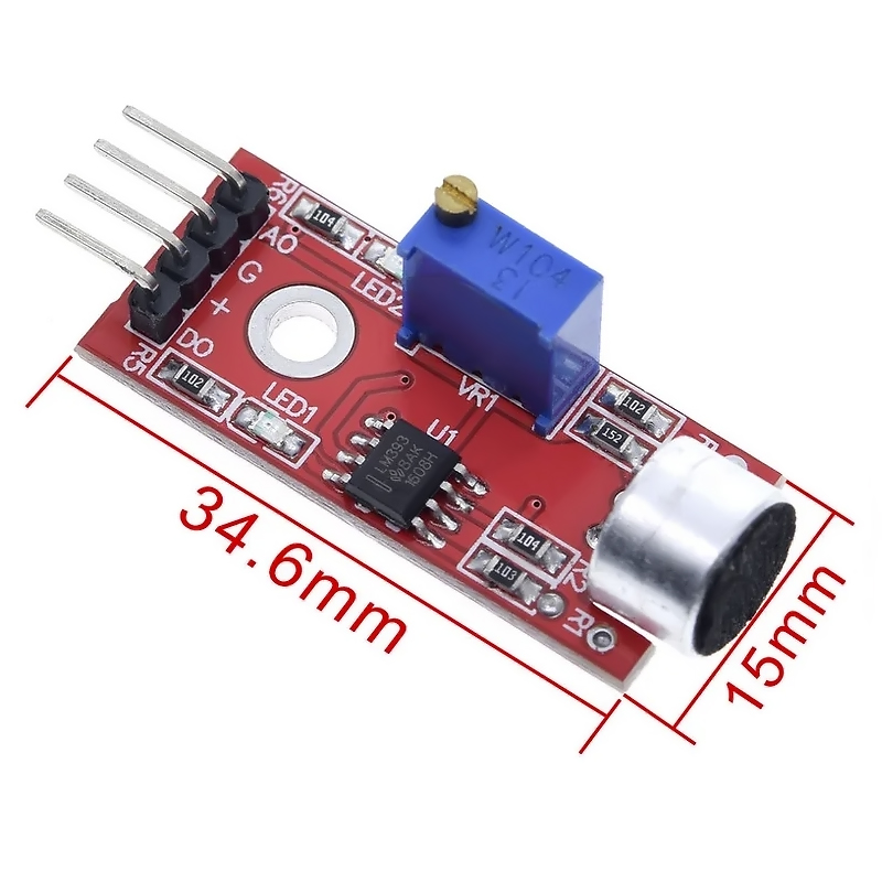 Módulo KY037 KY-037 Sensor de sonido Micrófono Audio