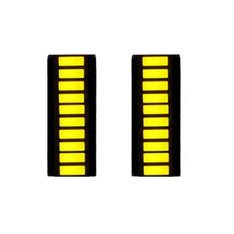 2 Barra Led de 10 segmentos display verde, amarillo o rojo