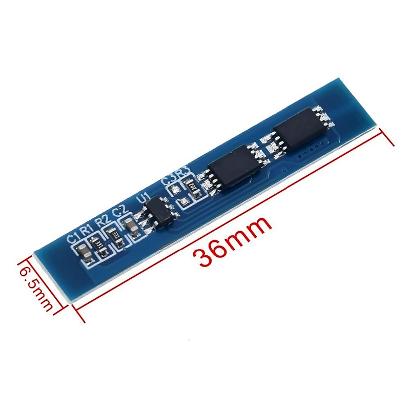 Módulo Placa de carga bateria Ion Litio BMS 2S 3A 18650
