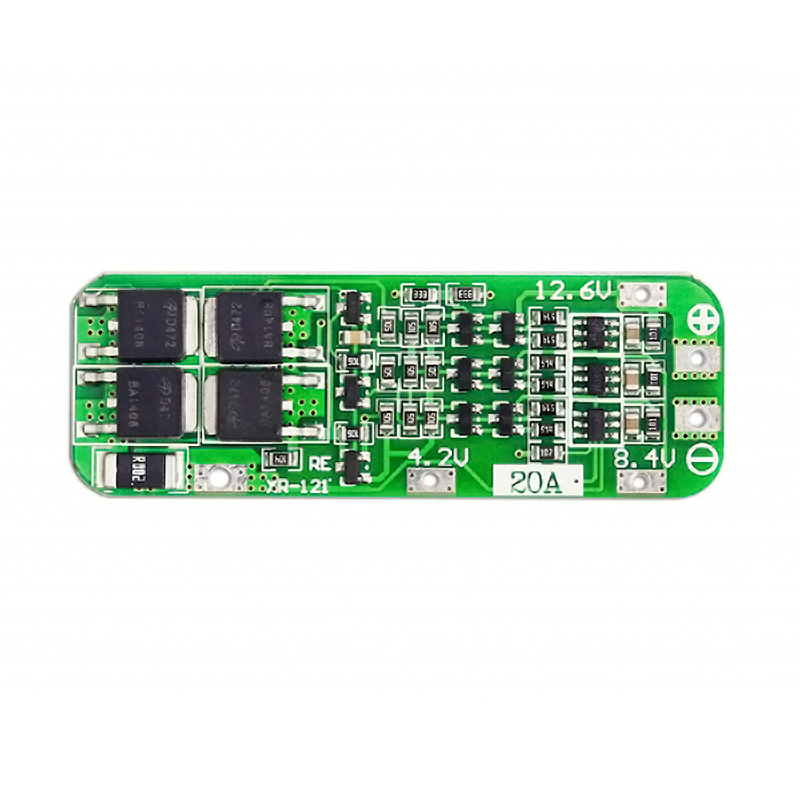 Módulo Placa de carga bateria Ion Litio BMS 3S 20A 18650