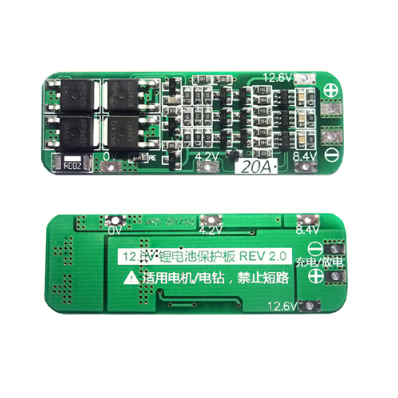 Módulo Placa de carga bateria Ion Litio BMS 3S 20A 18650