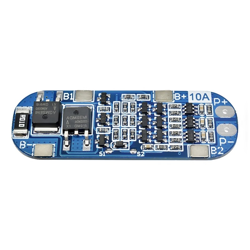 Módulo Placa de carga bateria Ion Litio BMS 3S 10A 18650