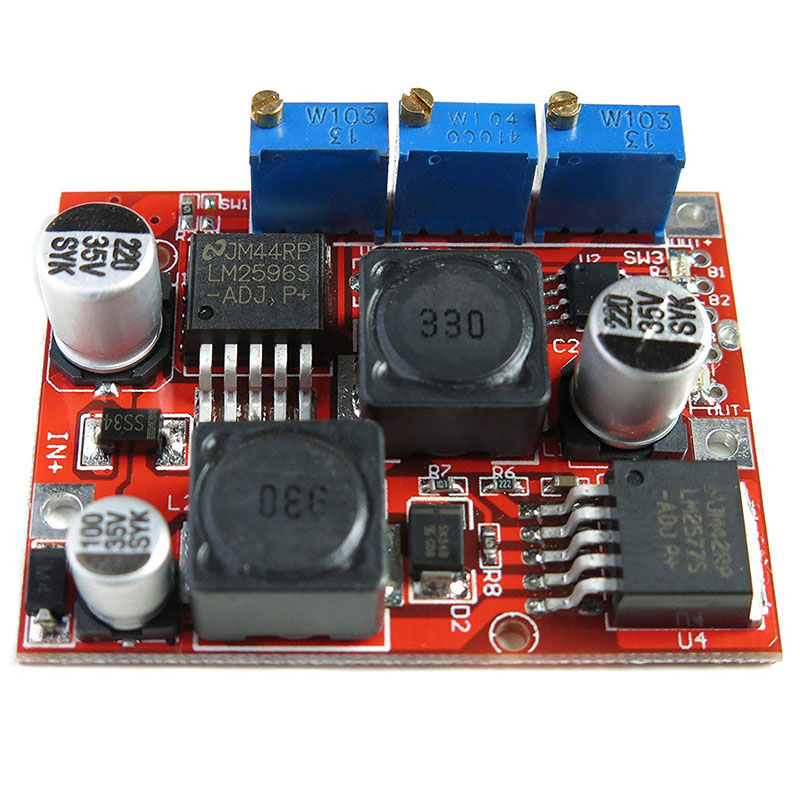 Módulo 2 en 1 LM2577 / LM 2596 STEP UP/STEP DOWN BUCK BOOST CARGADOR DE BATERÍAS