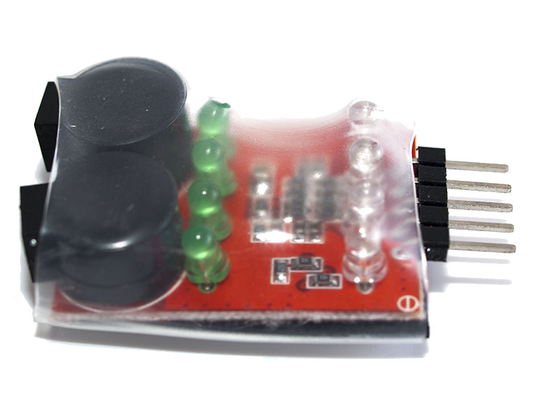 Módulo Medidor Bajo Voltaje Alarma Bateria Lipo Teste 18650 