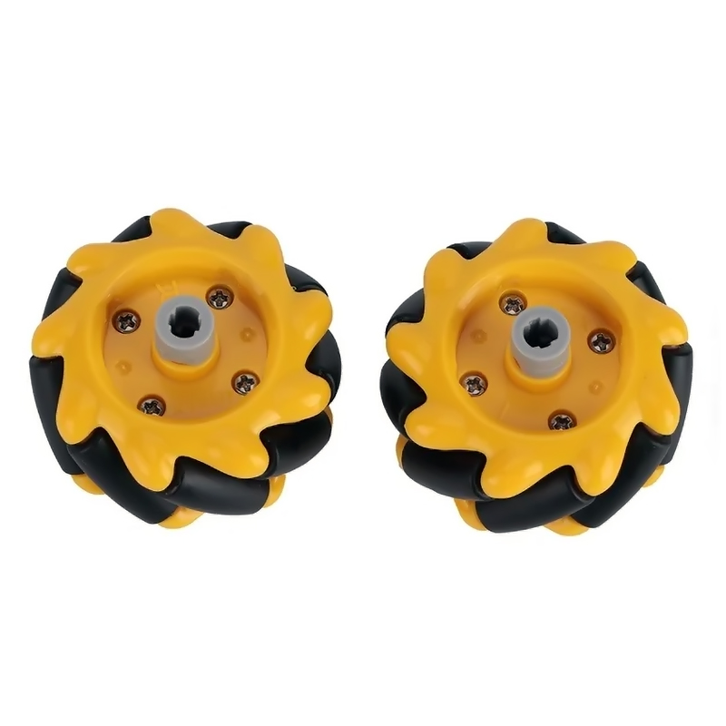 Pack x2 ruedas omni de 48mm omnidireccional llantas