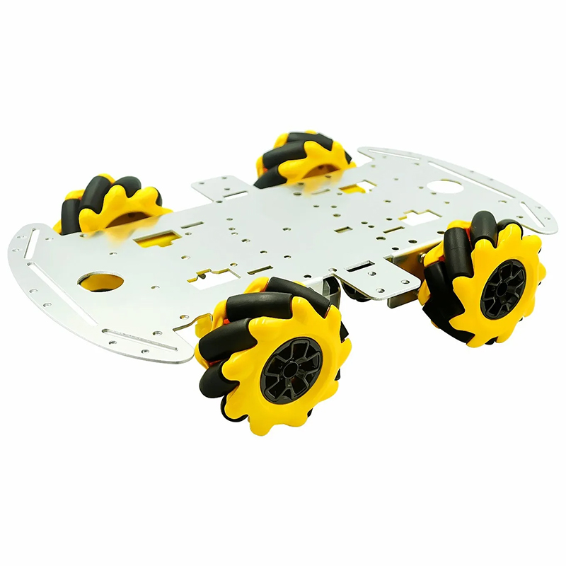 Pack x2 ruedas omni de 48mm omnidireccional llantas + 2 motorreductores 1:48 3-6V