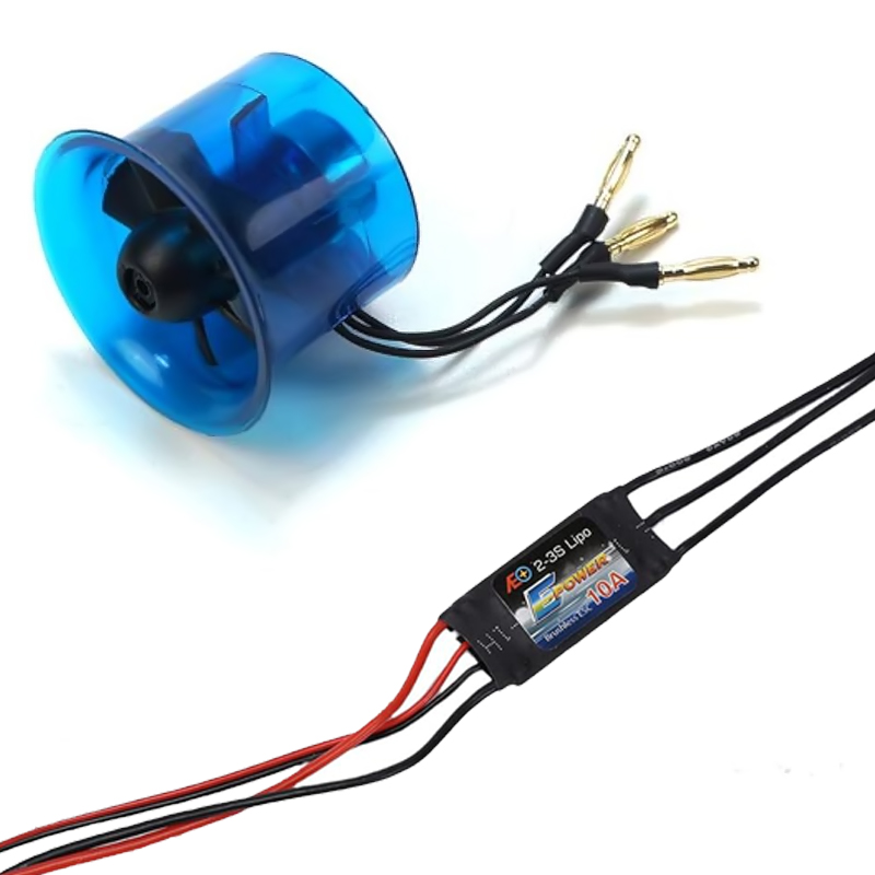 Turbina EDF27 Motor Brushless C05M 10000kv + ESC 10A 2S 3S