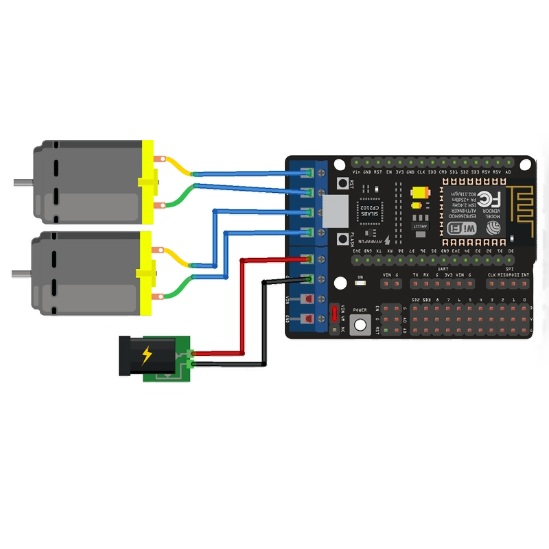 Shield L293D Puente H Nodemcu Node Mcu Esp8266