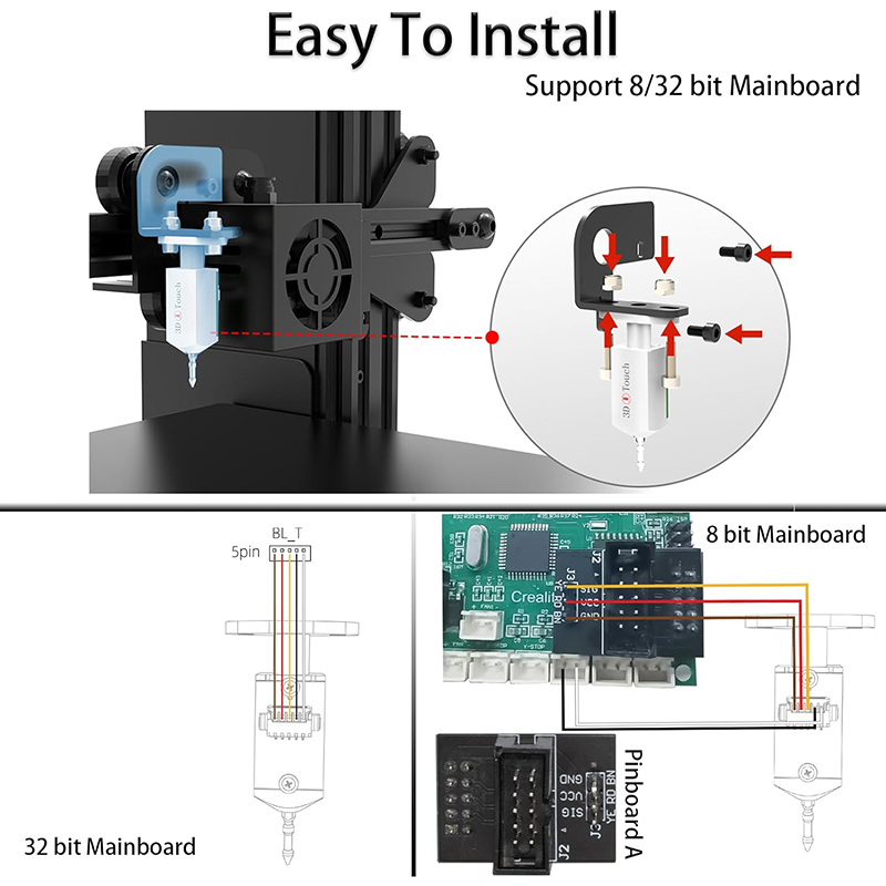 Kit Sensor de nivelación automático de cama Touch V3.2 Geeetech