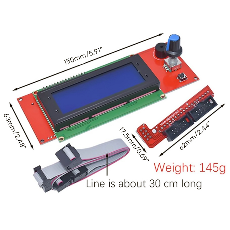 LCD Smart 2004 Ramps pantalla Impresora 3D CNC