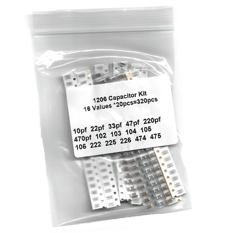 Pack x320 Capacitores Ceramicos Smd 1206 (16 valores)
