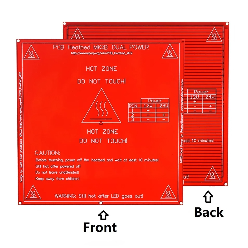 Cama Caliente HEAT BED PCB MK2 para impresora 3D