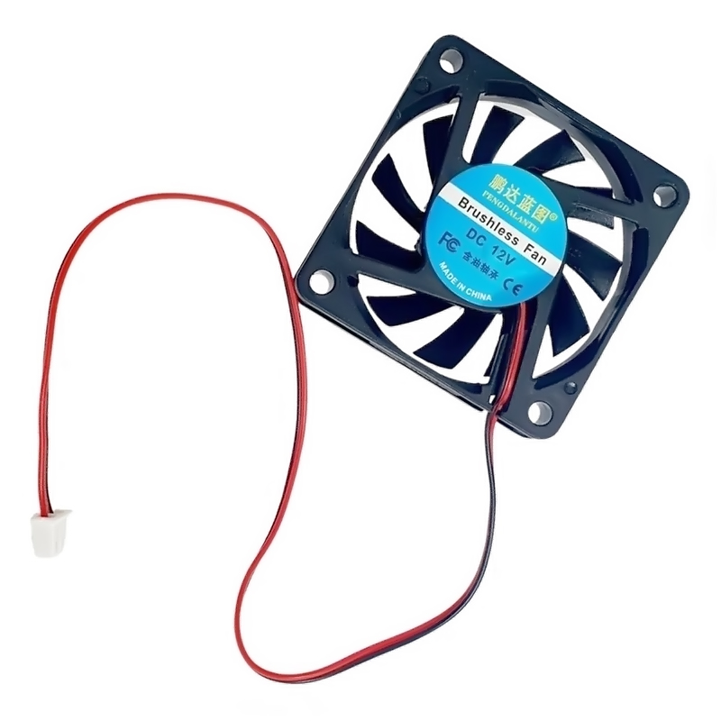 Ventilador de 12v 60x60x10mm de 2 hilos