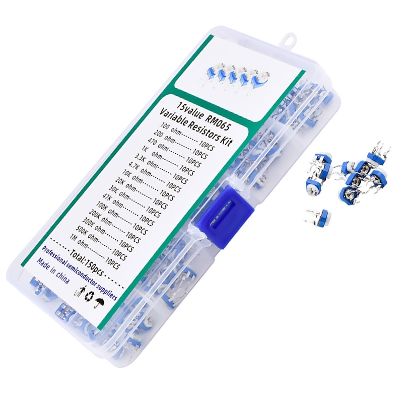Pack de 150 potenciometros trimer 3 pines