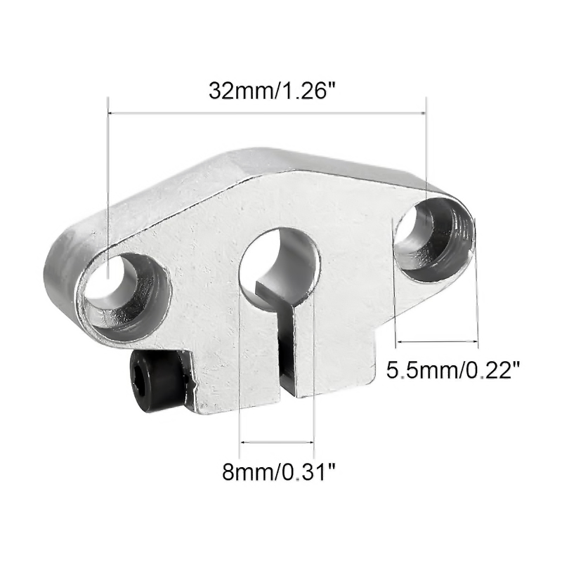 Soporte guía lineal SHF8
