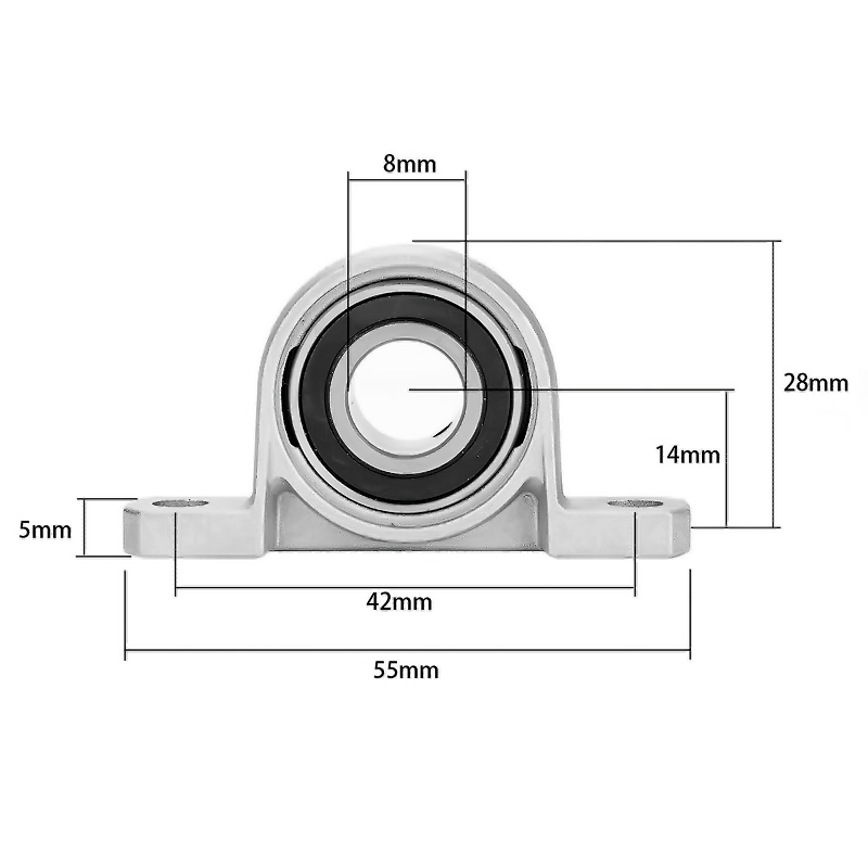 Rodamiento KP08 8mm chumacera