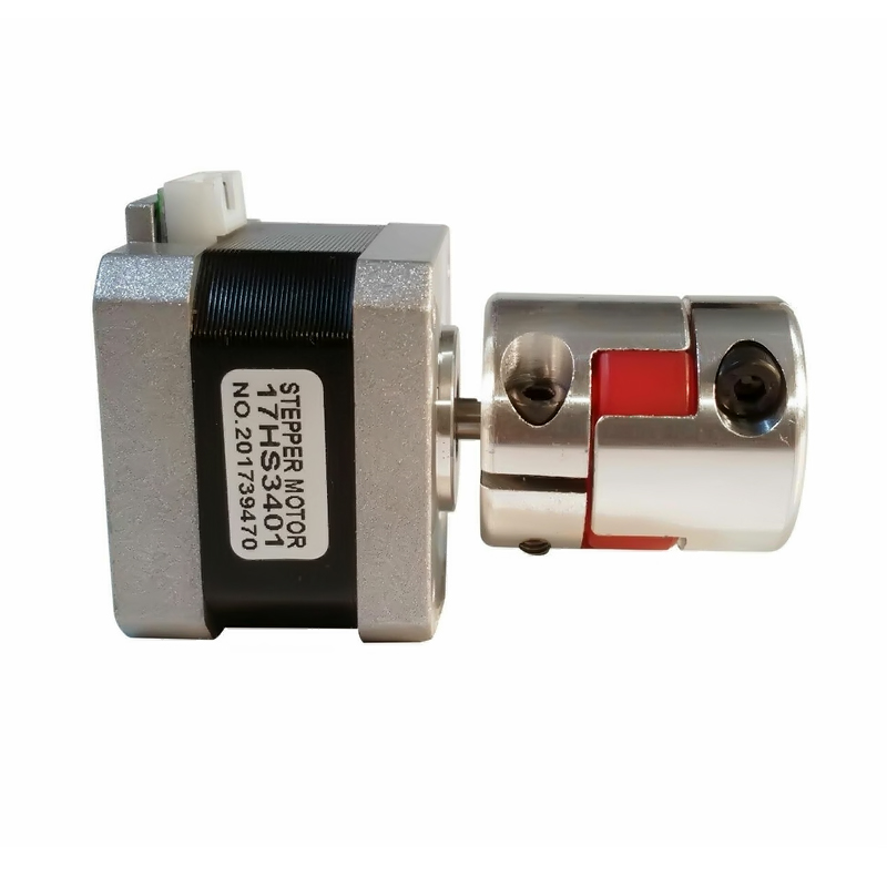 Acople flexible de aluminio tipo araña de 5x8mm Nema17 CNC  