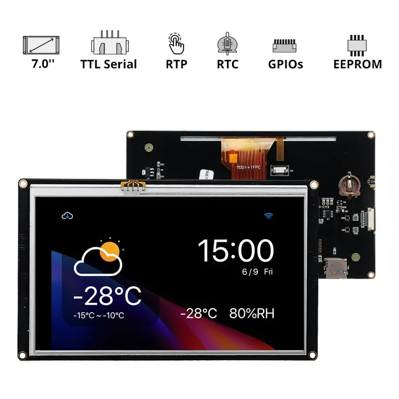 Pantalla Nextion Hmi 7.0" Resistiva i2c NX8048K070