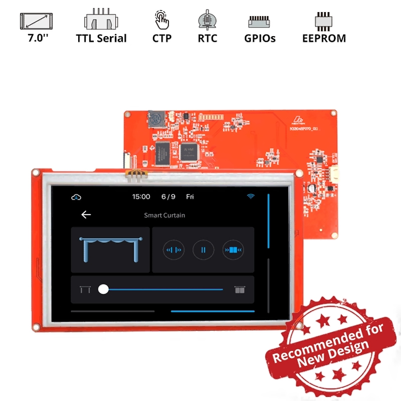 Pantalla Nextion Hmi 7.0" Capacitiva i2c NX8048P070-011C