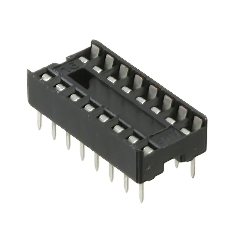 Pack x6 Zócalos Base DIP 16 Pines Circuito Integrado 16P