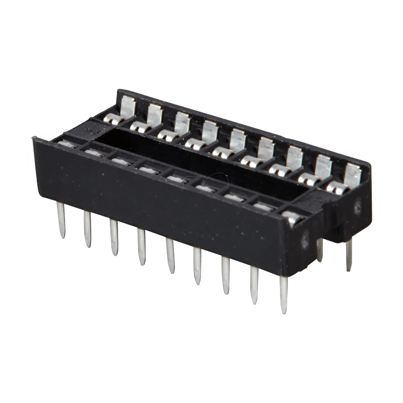 Pack x5 Zócalos Base DIP 18 Pines Circuito Integrado 18P